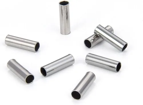 Miniatura 4 de Adabele SJF27-11 - 50 cuentas de tubo sueltas de acero inoxidable de grado 304 de 0.787 in de largo (orificio de identificación de 0.069 pulgadas)