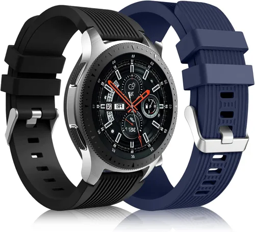 Lerobo [Paquete de 2 Correas Compatibles con Samsung Galaxy Watch 3 de 45 mm/Galaxy Watch de 46 mm/Correa de 22 mm para Reloj Inteligente de