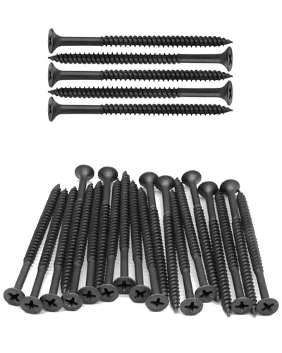 Miniatura 12 de IMScrews 50 tornillos Phillips de cabeza plana #7 x 1-3/4 pulgadas para paneles de yeso, rosca fina, tornillo de madera de punta afilada, acero al