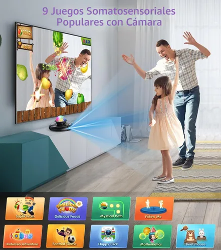 Miniatura 7 de FWFX Tapete de baile inalámbrico para niños y adultos, sistema interactivo de juegos de TV con almohadilla de baile de fitness, juegos deportivos