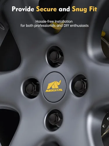 Miniatura 7 de MIKKUPPA M12x1.5 Tuercas para ATV - 16 piezas Tuercas de repuesto M12x1.5 Negras con hexágono de 19mm, Compatibles con Polaris Ranger XP RZR 900