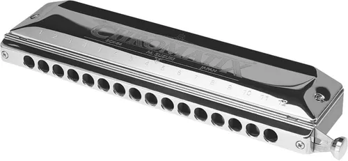 Suzuki Chromatix SCX-48 - Armónica cromática de 12 agujeros, llave de A
