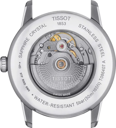 Miniatura 4 de Tissot T0864071104700 - Reloj de vestir de acero inoxidable para hombre