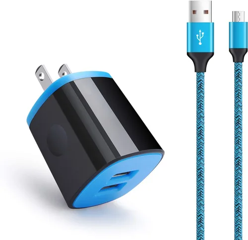 Miniatura 11 de Cubo de carga con cable micro USB, cable de carga rápida compatible con Samsung Galaxy S7/S6/Edge/Active S5 S4 Note 5/4, J7 J3 J2 A7 A10S A10 A6