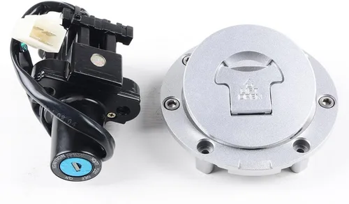 Miniatura 6 de Llave de bloqueo del interruptor de encendido de la tapa del tanque de combustible compatible con Honda 2004 2005 2006 2007 CBR 1000RR 2003-2006