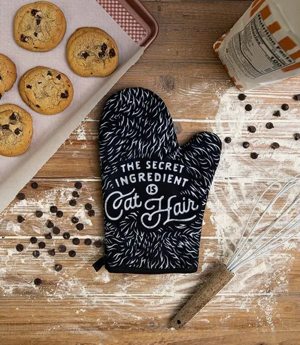 Miniatura 3 de The Secret Ingredient is Cat Hair Funny Pet Kitten Animal Lover Accesorios de cocina gráficos Delantales Divertidos Delantales Cool Cat Cover Ropa