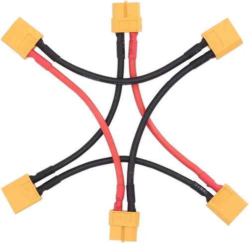 Miniatura 2 de XT-60 / XT60 Series/Conector de batería serie con cable de 14 awg 3.9 in para Turnigy (paquete de 2)