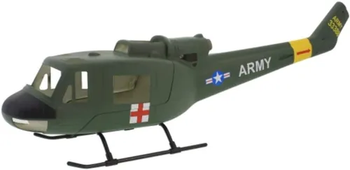 Miniatura 2 de Helicóptero RC UH-1B 450 fuselaje prepintado para helicópteros de tamaño 450. Adecuado para casi todos los helicópteros de 450 tamaños