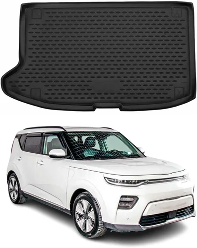Miniatura 10 de OMAC Alfombrillas de piso para Kia Soul EV 2015-2019, alfombrillas para automóvil para todo clima, 3D, ajuste personalizado, alfombrilla de goma