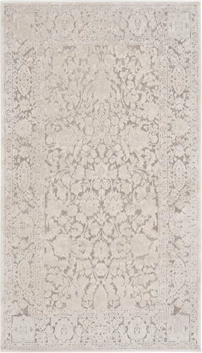 Miniatura 20 de SAFAVIEH Alfombra 8x10 - Colección Reflection - Grande - Gris Claro y Crema, Sin Desprendimiento y Fácil Limpieza, Ideal para Sala de Estar, Gris