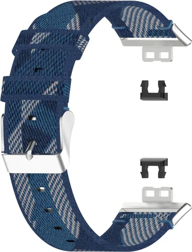 Miniatura 3 de Pulsera de nailon compatible con Huawei Watch Fit, Watch Fit New, Watch Fit New Edición Especial B39, correa de repuesto de silicona suave