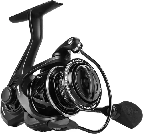 Miniatura 13 de KastKing Zephyr Spinning Reels – 7+1/6+1 BB – Carbon Fiber Drag – Stainless Steel Shaft – Aluminum & CNC Spool – Black/Green/Orange – Sizes 500/1000