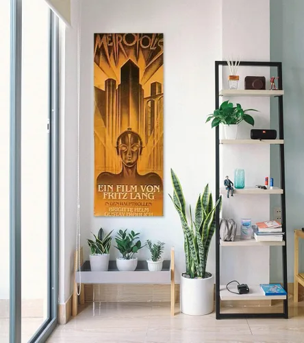 Miniatura 4 de POSTER STOP ONLINE Metropolis - Póster de película para puerta (tamaño 21 x 62 pulgadas)