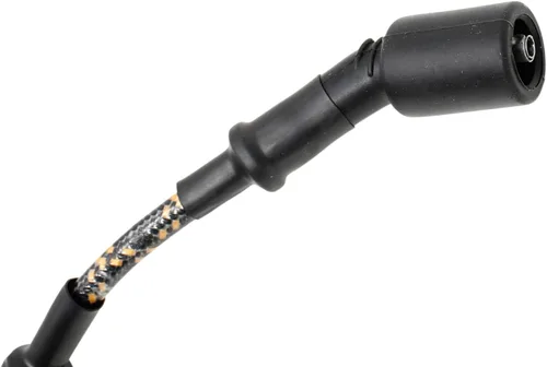 Miniatura 3 de DRAGON FIRE BLACK CERAMIC - Juego de cables trenzados de tela vintage compatible con Chevy Cadillac Pontiac LS 5.3 5.7 6.0 6.2 7.0 V8 reemplaza