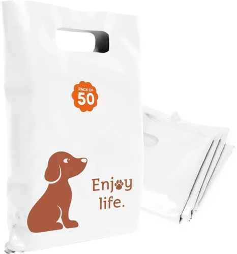 Bolsas de plástico con asas,Bolsas de mercancía de 12x15 para pequeñas empresas,Bolsas troqueladas para compras minoristas y boutiques,Suministros