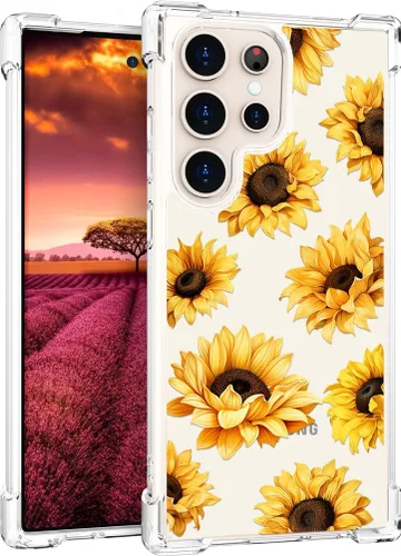 Miniatura 31 de Compatible con Samsung Galaxy S23 - Funda transparente para mujeres y niñas, diseño transparente (formas geométricas de arte abstracto)