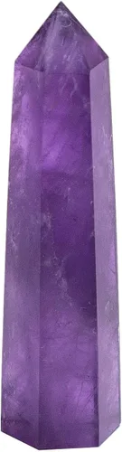 Miniatura 11 de Luckeeper Varitas de cristal curativo Obsidiana negra de 2 pulgadas 6 terapias de meditación de chakras de Reiki facetadas