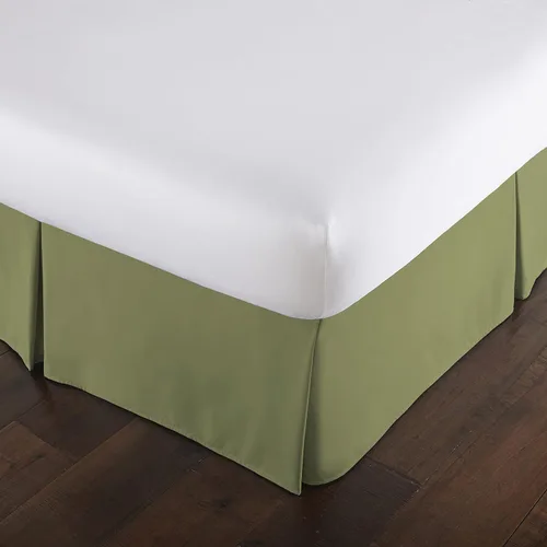 Miniatura 21 de Southshore Fine Linens VILANO Springs faldón para cama plisada, 15 pulgadas, Microfibra, Blanco brillante, gemelo