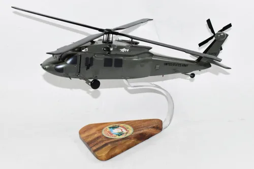 Miniatura 3 de Sikorsky® UH-60 Black Hawk 2-211º Regimiento de Aviación, modelo a escala de caoba de 16