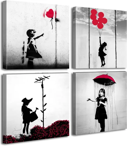 Miniatura 17 de DJSYLIFE Decoración de pared de galaxia para habitación de niños, lienzo de arte de pared, nebulosa colorida, pintura cósmica estrellada, póster