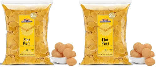Miniatura 12 de Rani Pani Puri - Monedas de 7 onzas (7.05 oz) 80-85 monedas ~ Monedas de trigo y sémola sin cocer, aptas para microondas, totalmente naturales