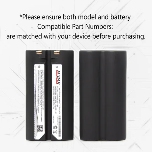 Miniatura 5 de Paquete de 2 baterías de iones de litio de 7.4V 2200mAh 550039-100 repuesto para impresora Datamax Oneil MF2Te MF4Te Microflash 4i 4T MF4 OC2 OC3 OC4