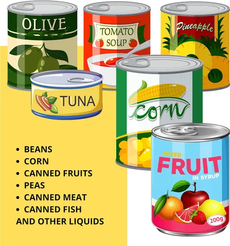 Miniatura 6 de Paquete de 2 coladores universales de latas, colador multiusos de acero inoxidable de grado alimenticio con asa para latas grandes y pequeñas