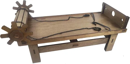 Estante de tortura a escala 1/6, modelo medieval de tortura, cuerpo de soldado, figura femenina, accesorios de escena, accesorios para 12 pulgadas,