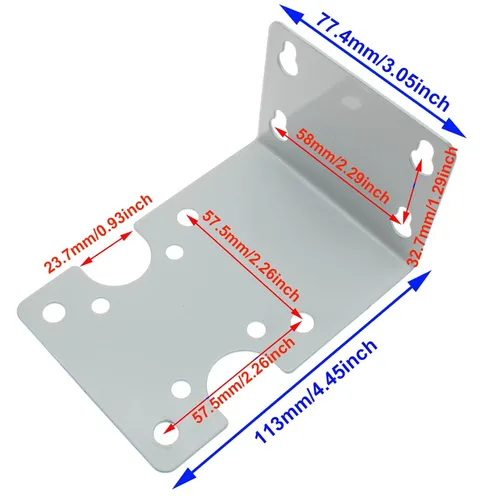 Miniatura 2 de FDXGYH 2 soportes de carcasa para filtro de agua, purificador de agua, máquina RO, carcasa de metal, soporte fijo [10 pulgadas/20 pulgadas]