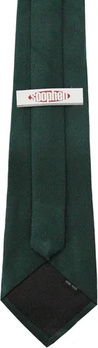 Miniatura 38 de Soophen corbata para hombre 3.75 pulgadas de color sólido