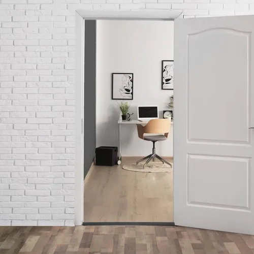 Miniatura 7 de Therwen 6 tiras de transición de suelo de aluminio con moldura en T, 36 x 3/4 pulgadas, color negro mate para pisos de vinilo de madera, carpeta