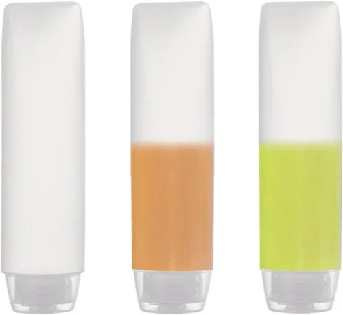Miniatura 5 de OTO Paquete de 6 botellas de plástico de tamaño de viaje para líquidos, 1.0 fl oz/1 onza líquida, aprobados por la TSA para maquillaje, artículos