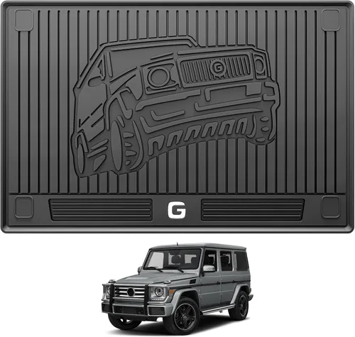 Miniatura 12 de 3W Alfombrilla de maletero para Mercedes Benz GLE 2020-2026 SUV, 350/43 AMG/450/53 AMG/580/63 AMG S Forro de maletero resistente para todo clima