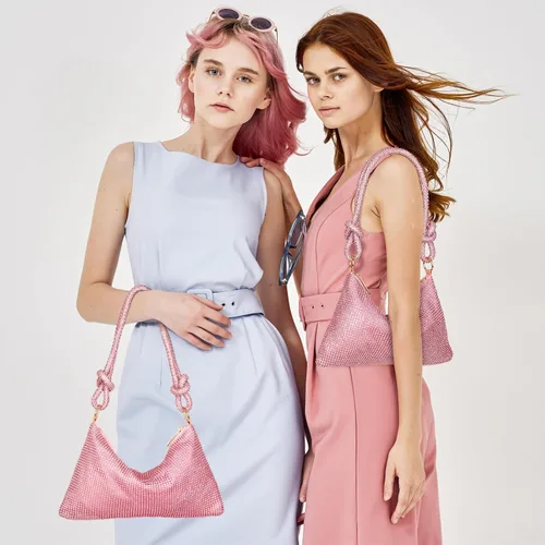 Miniatura 6 de Covelin Bolso de mano de diamante brillante de moda para mujer