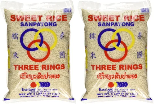 Miniatura 2 de Arroz pegajoso tailandés (arroz dulce) 5 libras