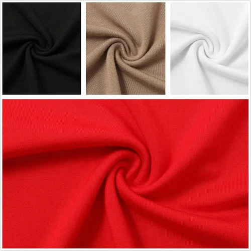 Miniatura 5 de 4 piezas de camiseta corta básica sin mangas para mujer, cuello redondo