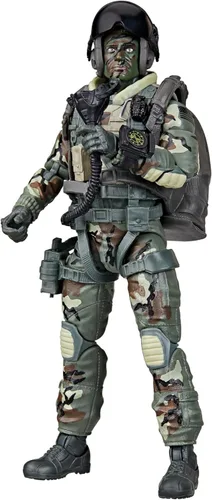 Miniatura 4 de Serie clasificada G.I. Joe 60º Aniversario - Piloto de acción - Halo (Alta altitud, apertura baja) Jumper, figura de acción de 6 pulgadas