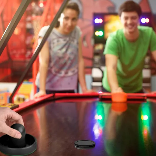 Miniatura 7 de Coopay 24 discos de hockey de aire para el hogar, discos de repuesto pesados de 2.5 pulgadas para mesas de juego, accesorios de equipo, 0.44 onzas
