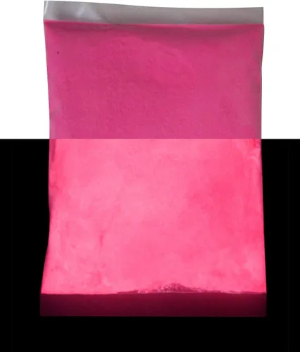 Miniatura 15 de Polvo de pigmento fluorescente de aluminio de estroncio invisible neutro que brilla en la oscuridad, luz negra UV libre de polvo
