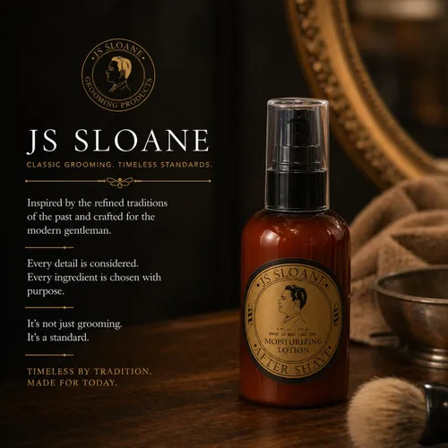 Miniatura 5 de JS Sloane Loción hidratante para después del afeitado para hombres, bálsamo hidratante para después del afeitado, alivia la irritación