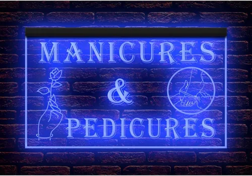 Miniatura 9 de 160055 Manicuras y pedicuras Cuidado de las uñas Salón de belleza Tienda abierta Decoración del hogar Pantalla LED Luz Neón Letrero