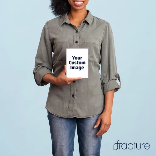 Miniatura 2 de Fracture - Impresión de foto en vidrio personalizada – 12 x 16 cm Tamaño de retrato extra pequeño Sube tu propia foto Arte de pared de vidrio