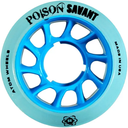 Atom Poison Savant Skate Skate Wheels Azul