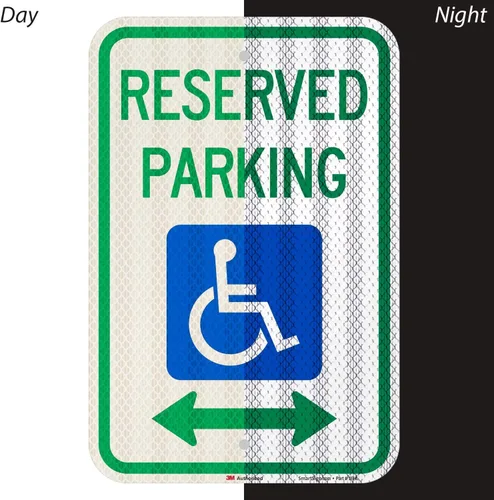 Miniatura 5 de smartsign Parking Sign, Leyenda "Parking reservado", azul/verde sobre blanco, 1