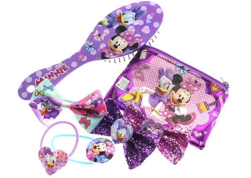 Miniatura 4 de TownleyGirl - Juego de pelo de Minnie Mouse, incluye cepillo para el pelo, lazos para el cabello y pinzas para el cabello, 7