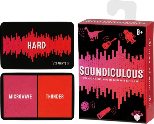 Miniatura 3 de Soundiculous - Moose Games: el divertido juego de fiesta de bolsillo de sonidos ridículos que hace reír a toda la familia