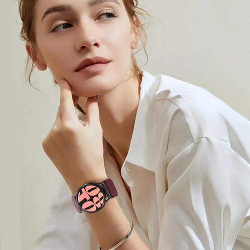 Miniatura 7 de Banda elástica de liberación rápida de 0.787 in compatible con Samsung Galaxy Watch 7 6 5 4 1.575 in 1.732 in/Garmin Vívoactive 6/5/3/3