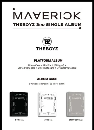 Miniatura 2 de THE BOYZ - 5º Mini álbum MAVERICK Platform Ver. (3 versiones SET)