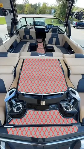 Miniatura 27 de Suelo de Barco de Espuma EVA Cubierta Marina Antideslizante Autoadhesivo para Lancha Motora Barco de Pesca RV Yate Kayak Piscina gris oscuro y azul.