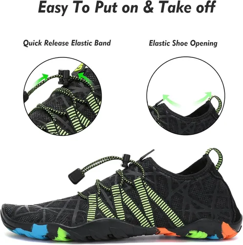 Miniatura 3 de SAGUARO Zapatos deportivos acuáticos unisex de secado rápido para playa, piscina, mar